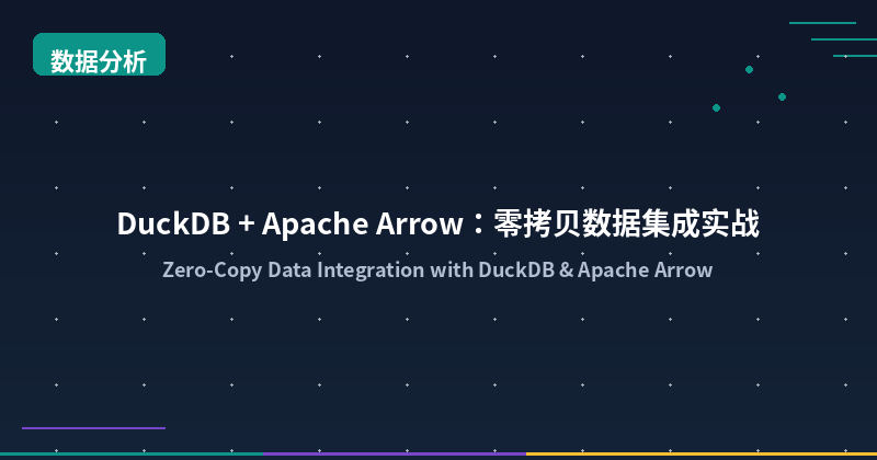 Featured image of post DuckDB + Apache Arrow: Zero-Copy Data Integration Guide