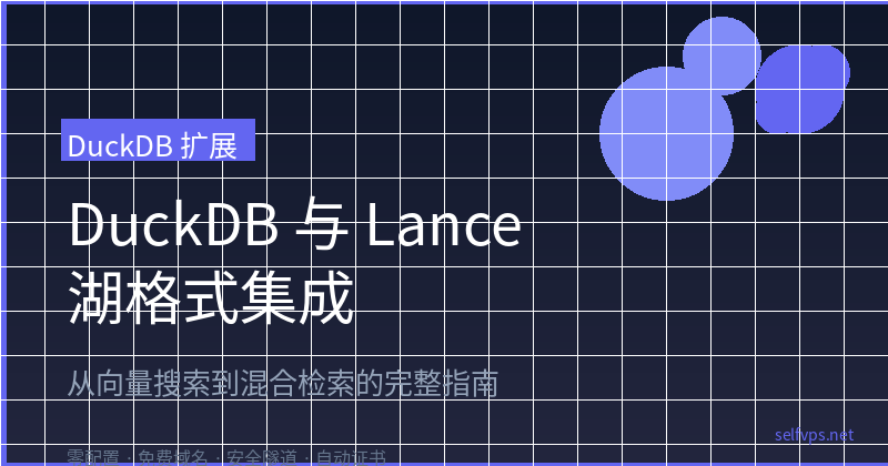 Featured image of post DuckDB and Lance Lake Integration: Complete Guide to Vector Search & Hybrid Retrieval